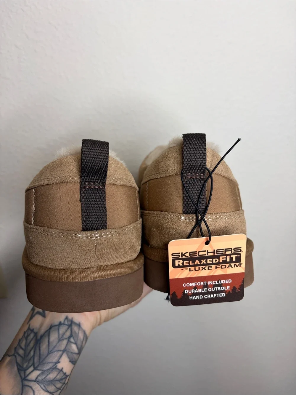 Skechers | Men’s Renten House Shoes in Tan Size 11 NWT